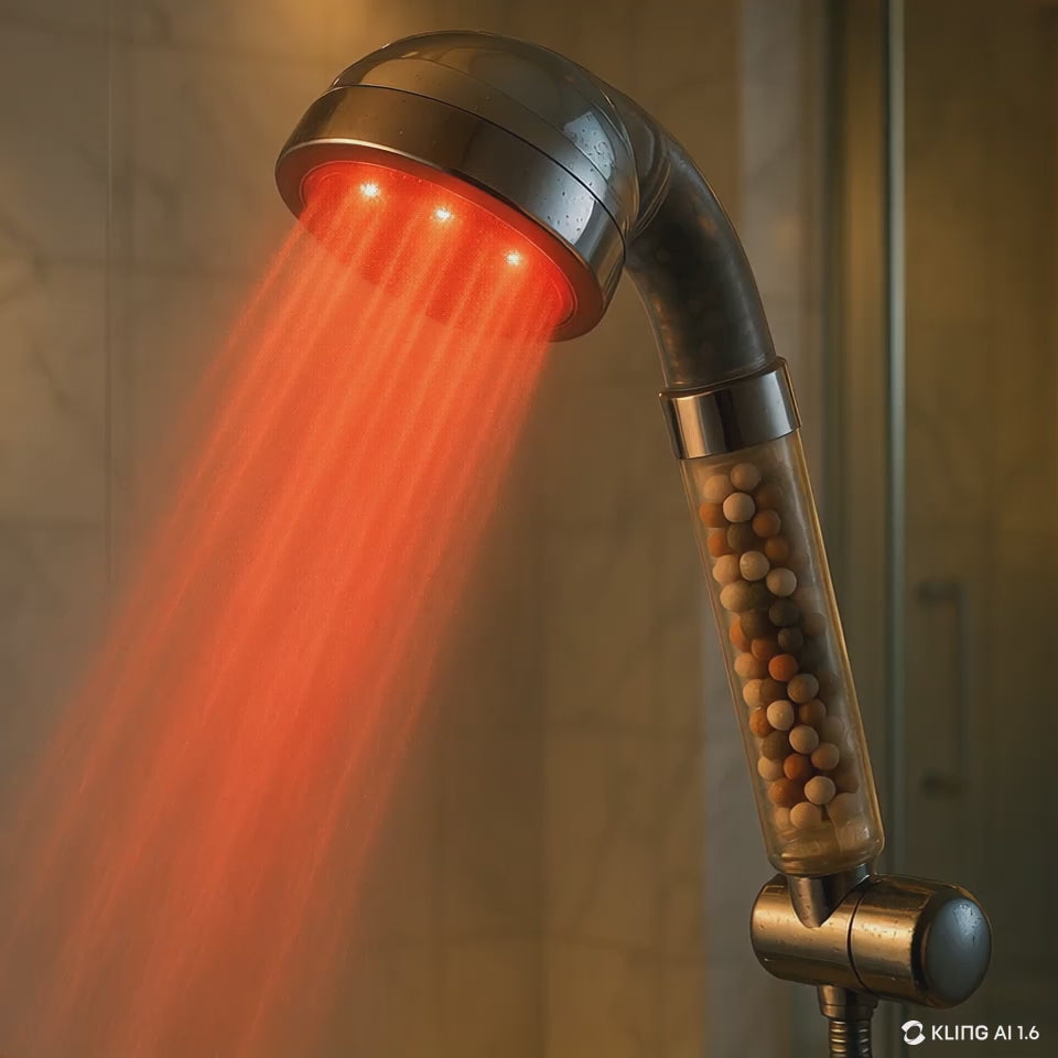 Red Light Filtered Showerhead