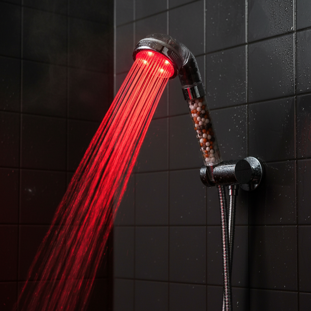 Red Light Filtered Showerhead